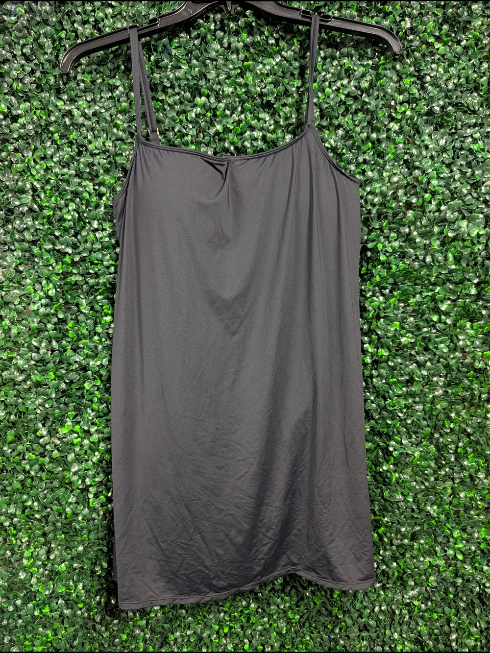 La Blanca Black Slip One-Piece Swimsuit